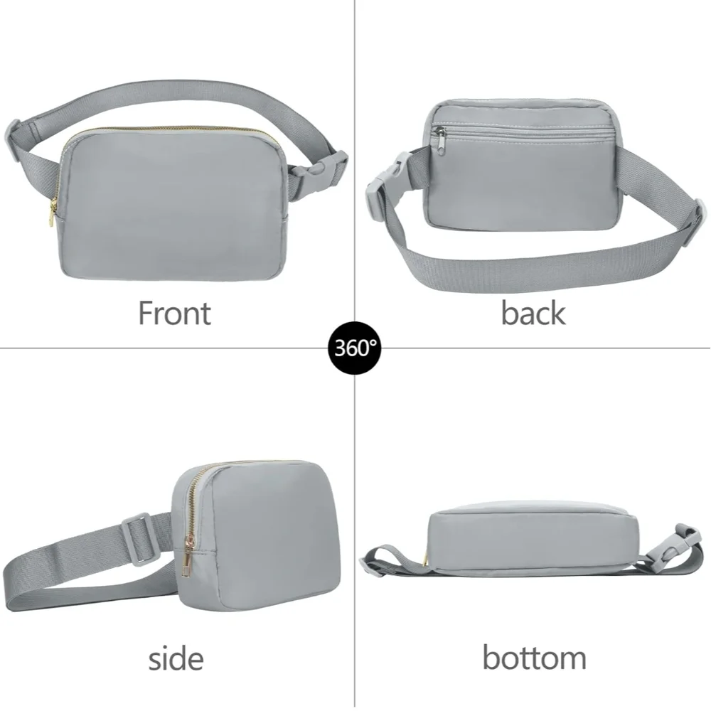 Stylish Gray‎ Fanny Pack Bag